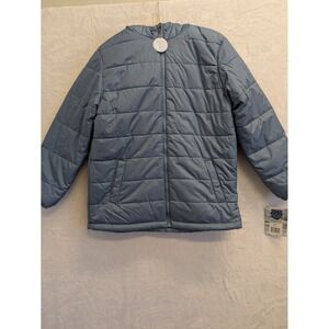 Whales‎ Tail Boys Puffer Jacket Size 18 Blue Water Wind Resistant NWT